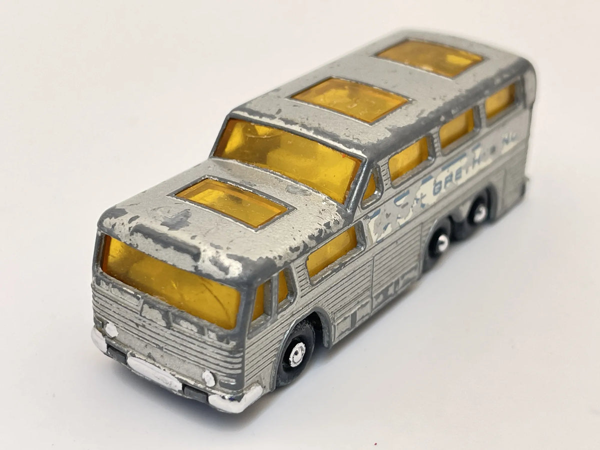 COACH, Matchbox, Made in England, Die cast NO.66, Srebrny, 1:87, Resoraki – zdjęcie 8