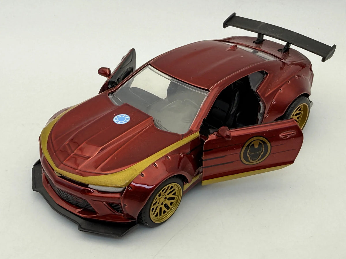 CHEVROLET CAMARO VI WIDEBODY 'IRON MAN', Jada Toys 2018, Czerwony, 1:34 – zdjęcie 11