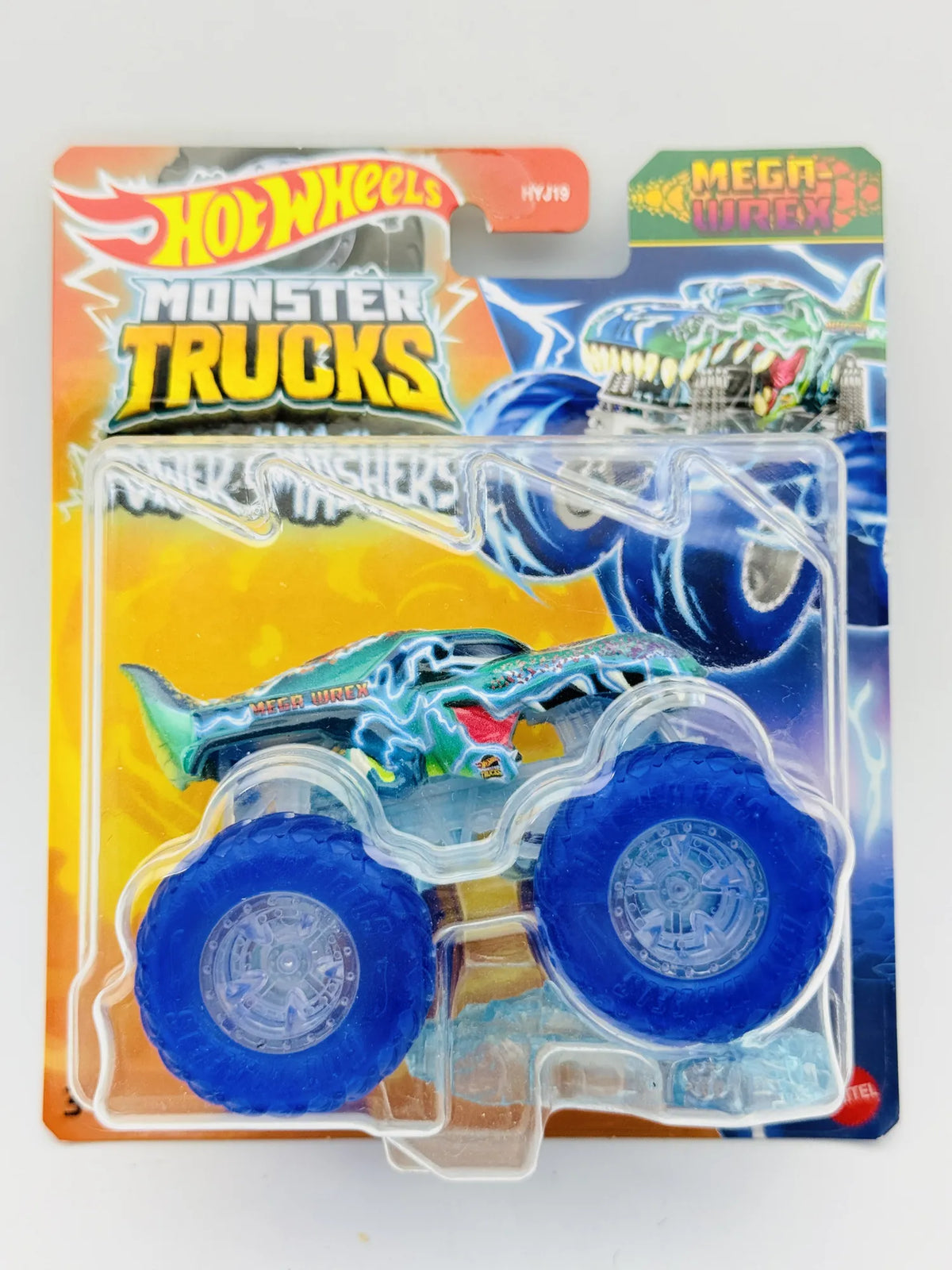 Mega-Wrex Hot Wheels 1:64 Monster Truck Blister Turkusowy – zdjęcie 6