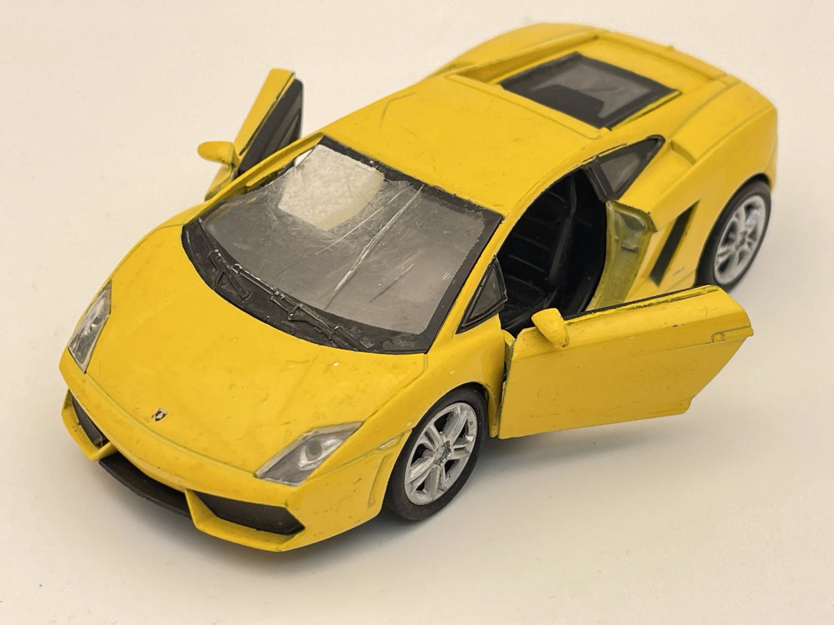 LAMBORGHINI GALLARDO, Welly, Resoraki, Die cast, Żółty 1:36 – zdjęcie 8