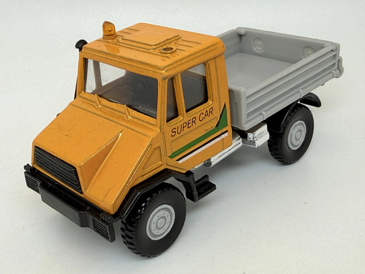JAK MERCEDES-BENZ UNIMOG 406, Welly, Die cast NO.94625 Żółty 1:60, Resoraki – zdjęcie 9