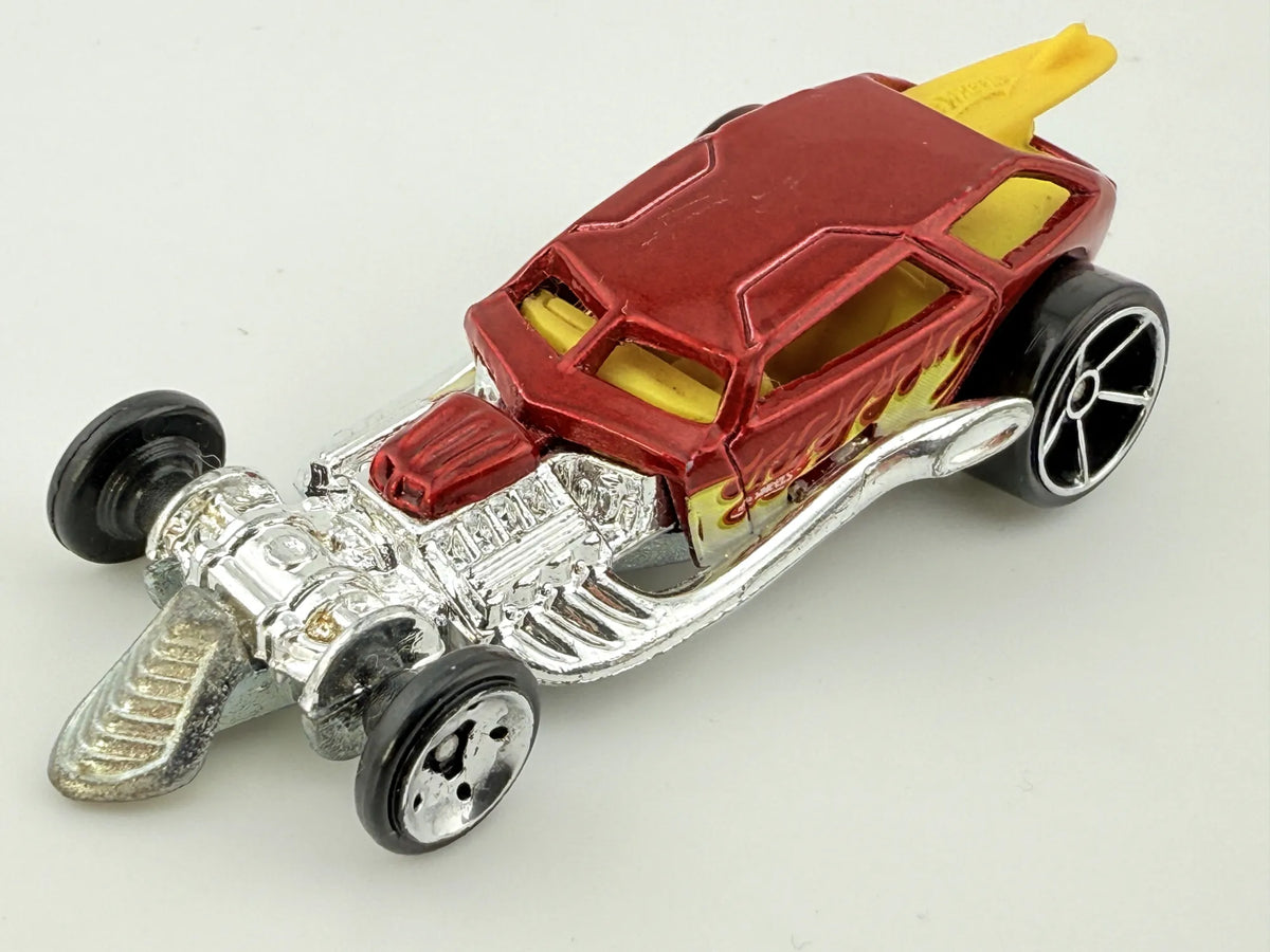 SURF CRATE, Hot Wheels 1999-11, Die cast C43, Czerwony, 1:64, Resoraki – zdjęcie 8