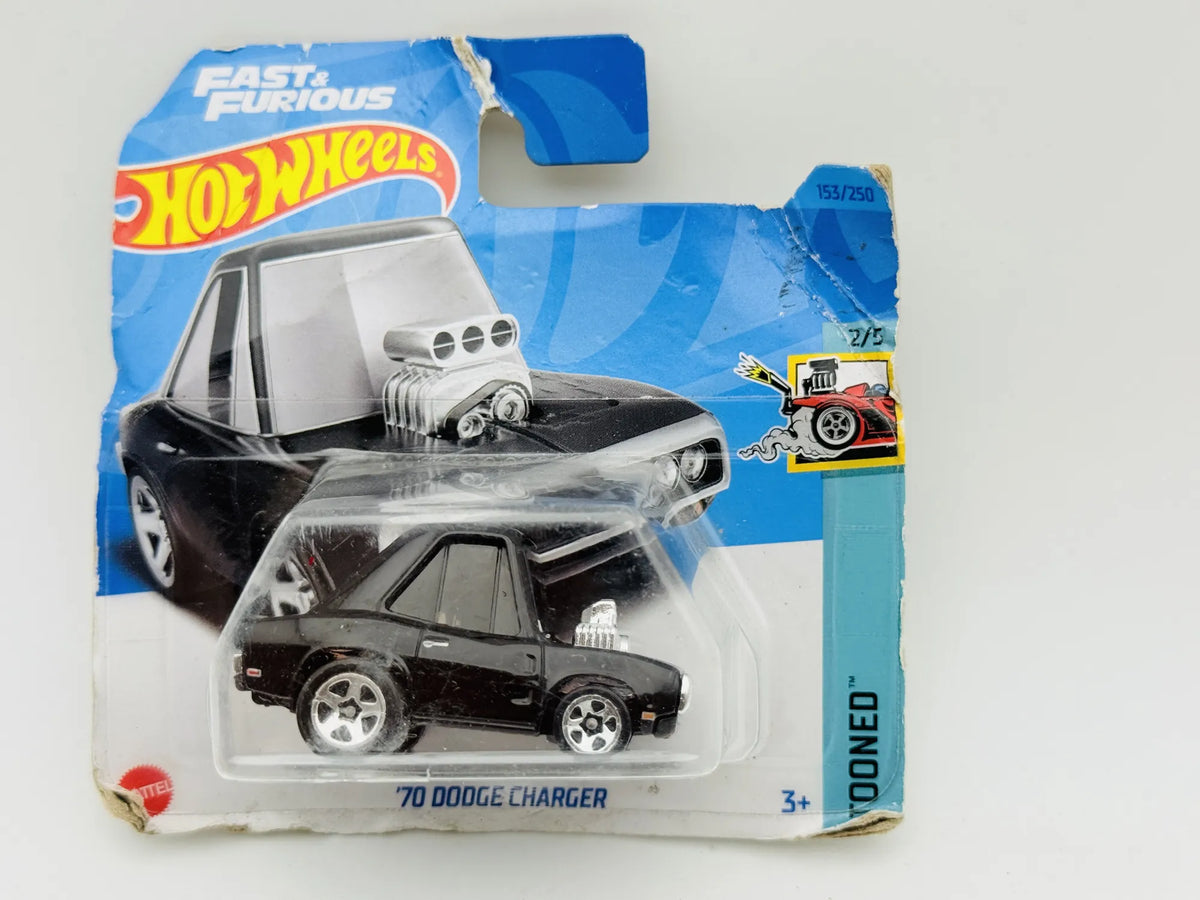 Dodge Charger Hot Wheels 2023 Tooned 1:64 Muscle car Blister Czarny – zdjęcie 5