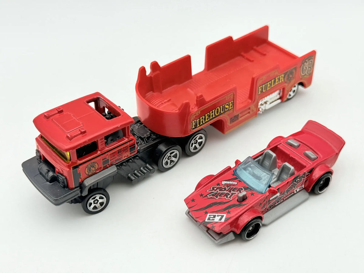 Firehouse Fueler Hot Wheels Czerwony 1:64 – zdjęcie 8