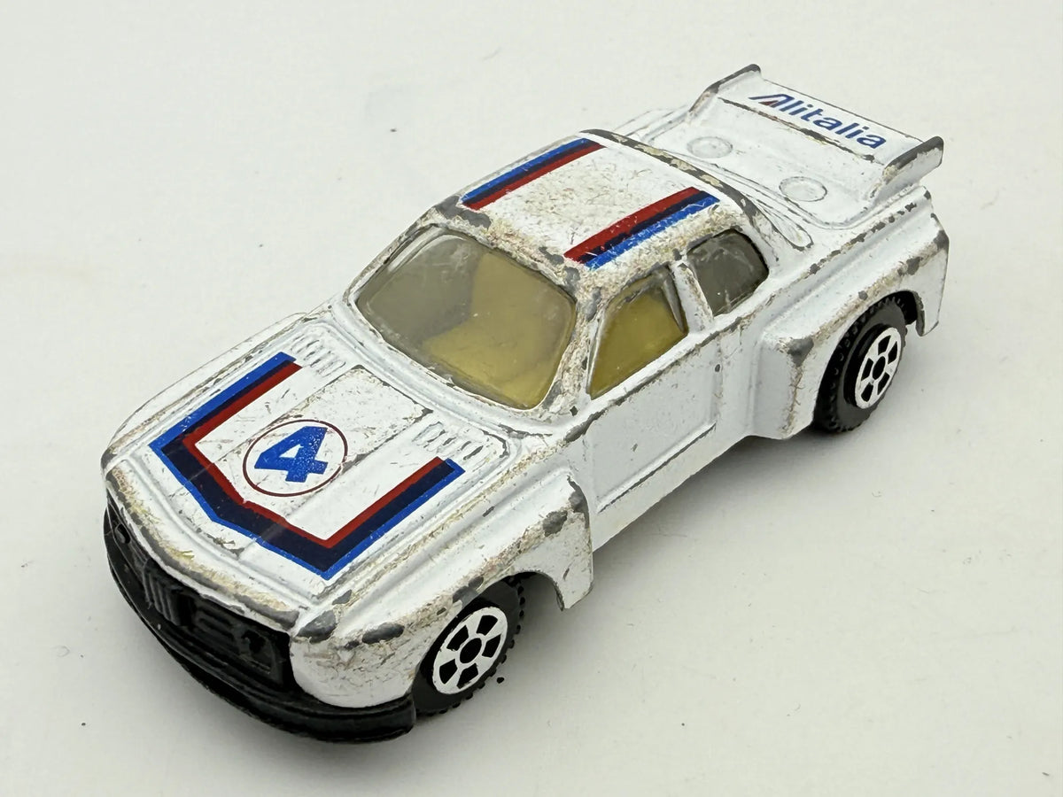 Jak BMW 3.5 CSL Alitalia RALLY CAR, Die cast NO.404, Biały, 1:64, Resoraki – zdjęcie 8
