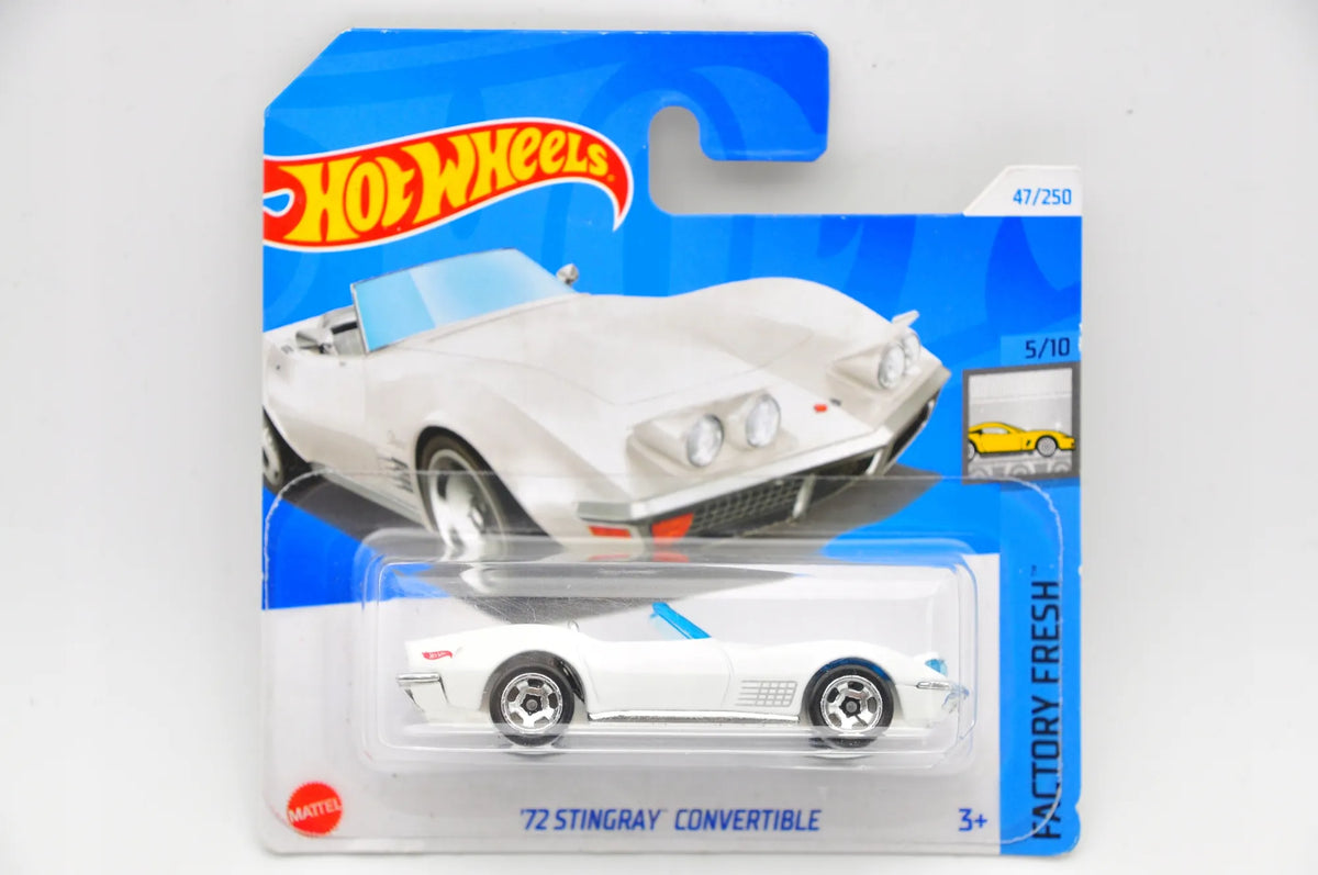 '72 STINGRAY CONVERTIBLE Hot Wheels 2024 Biały 1:64 – zdjęcie 9
