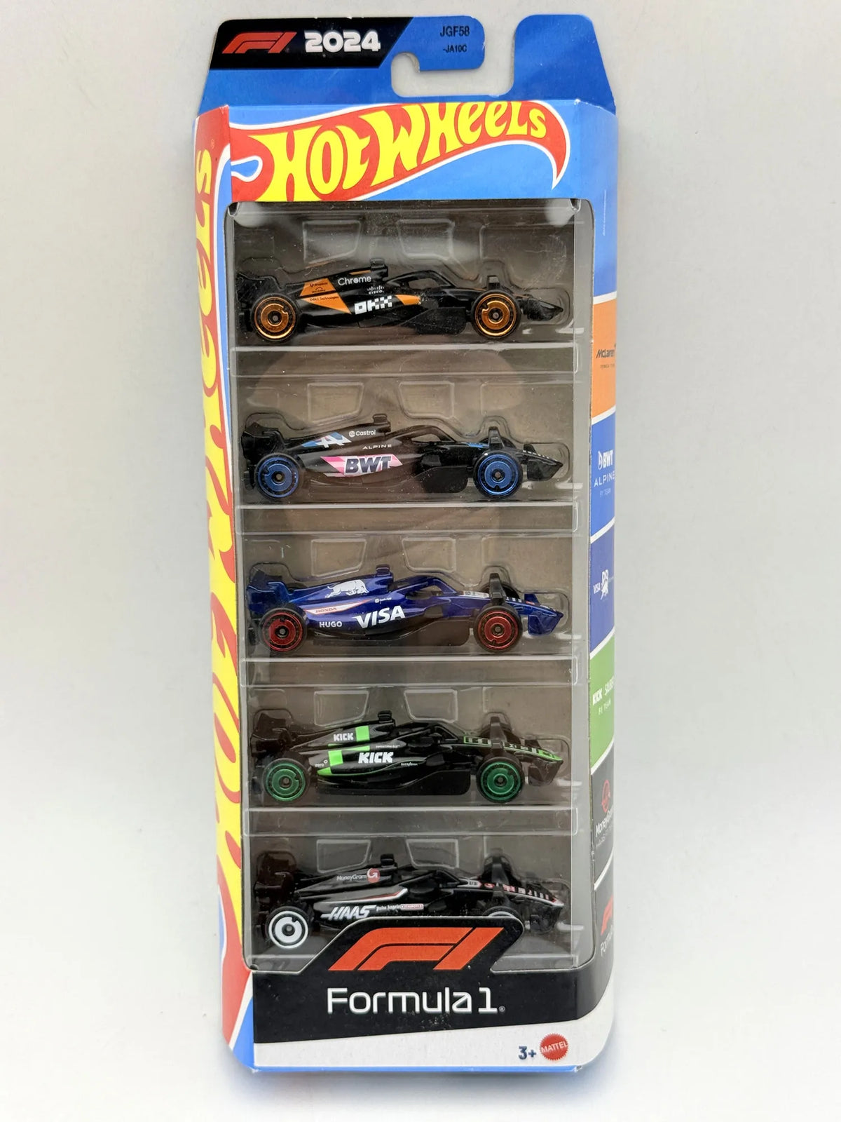 Formula 1 5 Pack 2024 Formula 1 Collection Hot Wheels 2024 1:64 – zdjęcie 9