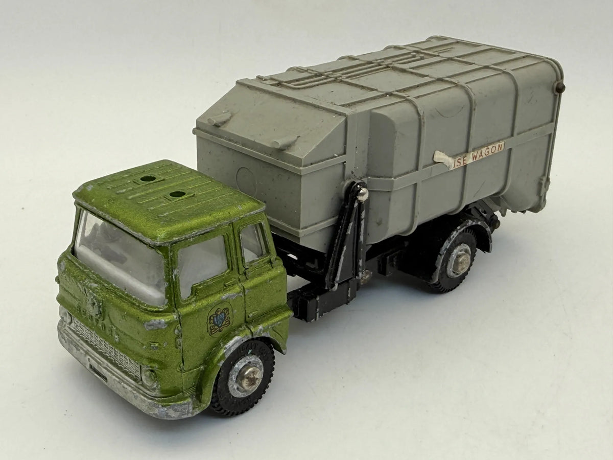 Bedford Tk Refuse Wagon Dinky Toys 1966 Szary 1:43 Made in United Kingdom – zdjęcie 8