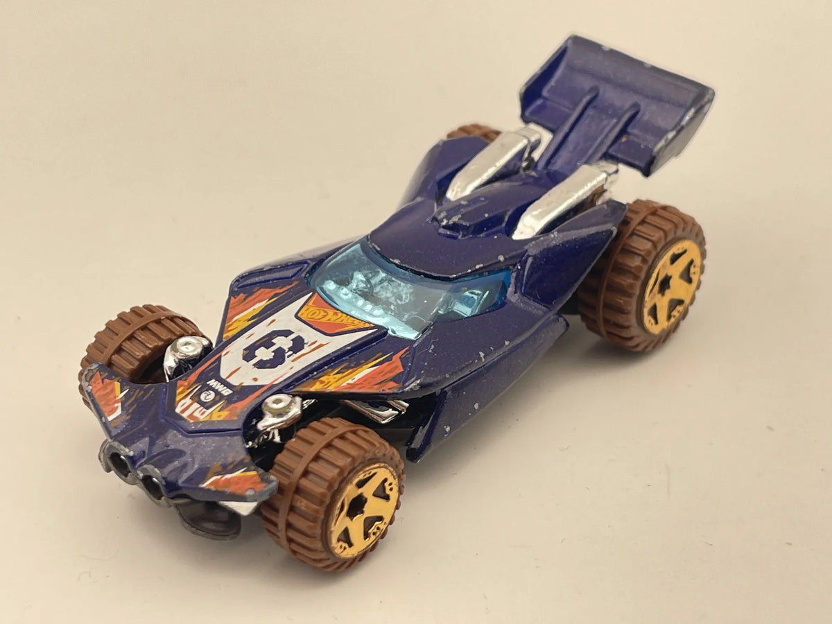 BLADE RAIDER, Hot Wheels 2015, Die cast DHN94, Niebieski, 1:64, Resoraki – zdjęcie 8