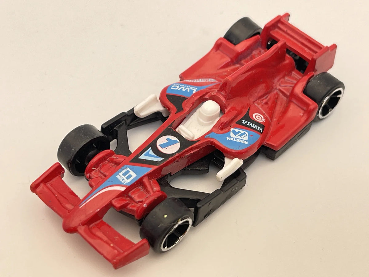 F1 Racer, Hot Wheels, Resoraki, Die cast 1:64, czerwony – zdjęcie 7