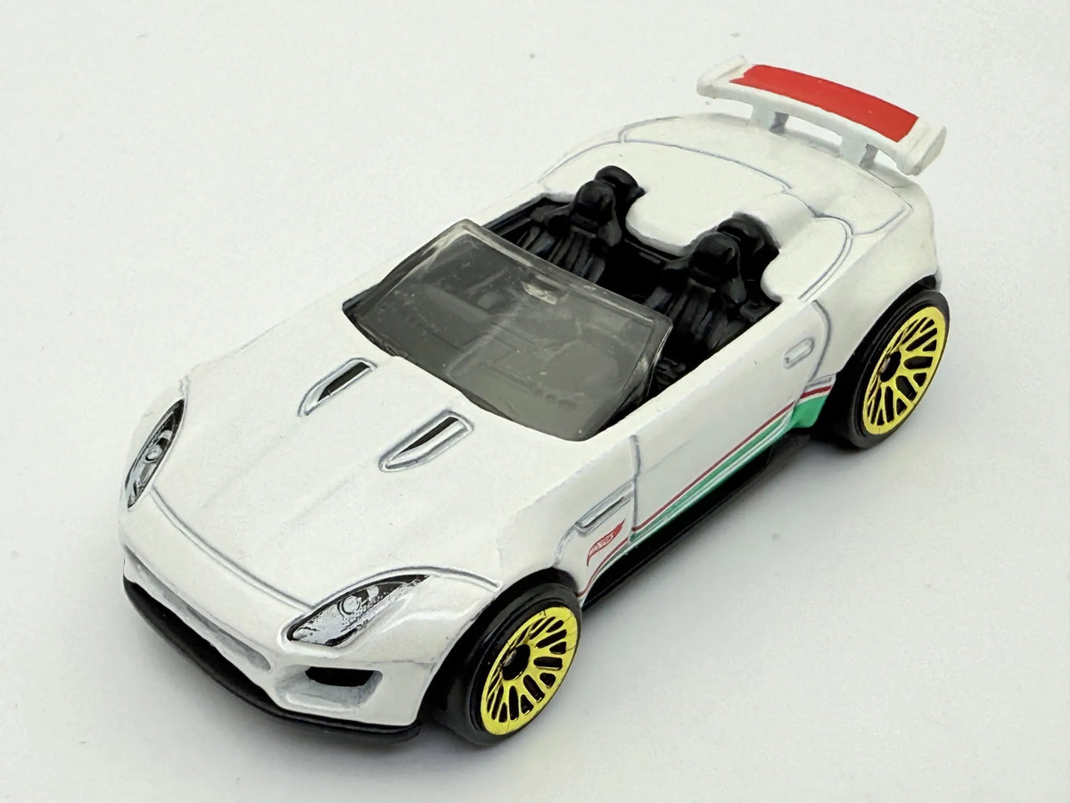 F-Type Project 7 Hot Wheels Biała 1:64 – zdjęcie 8