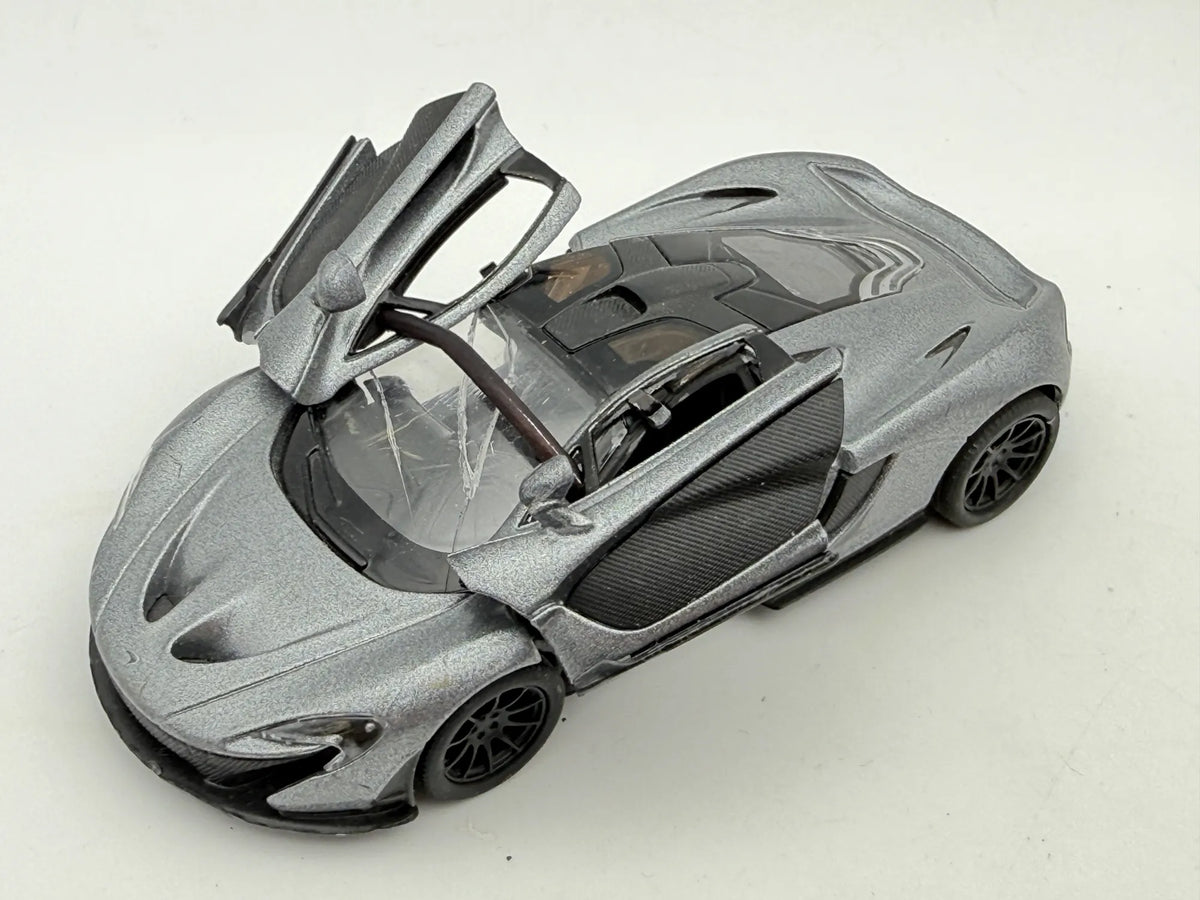 MCLAREN P1, Kinsmart, Die cast No.KT5393, Srebrny, 1:36, Resoraki – zdjęcie 11