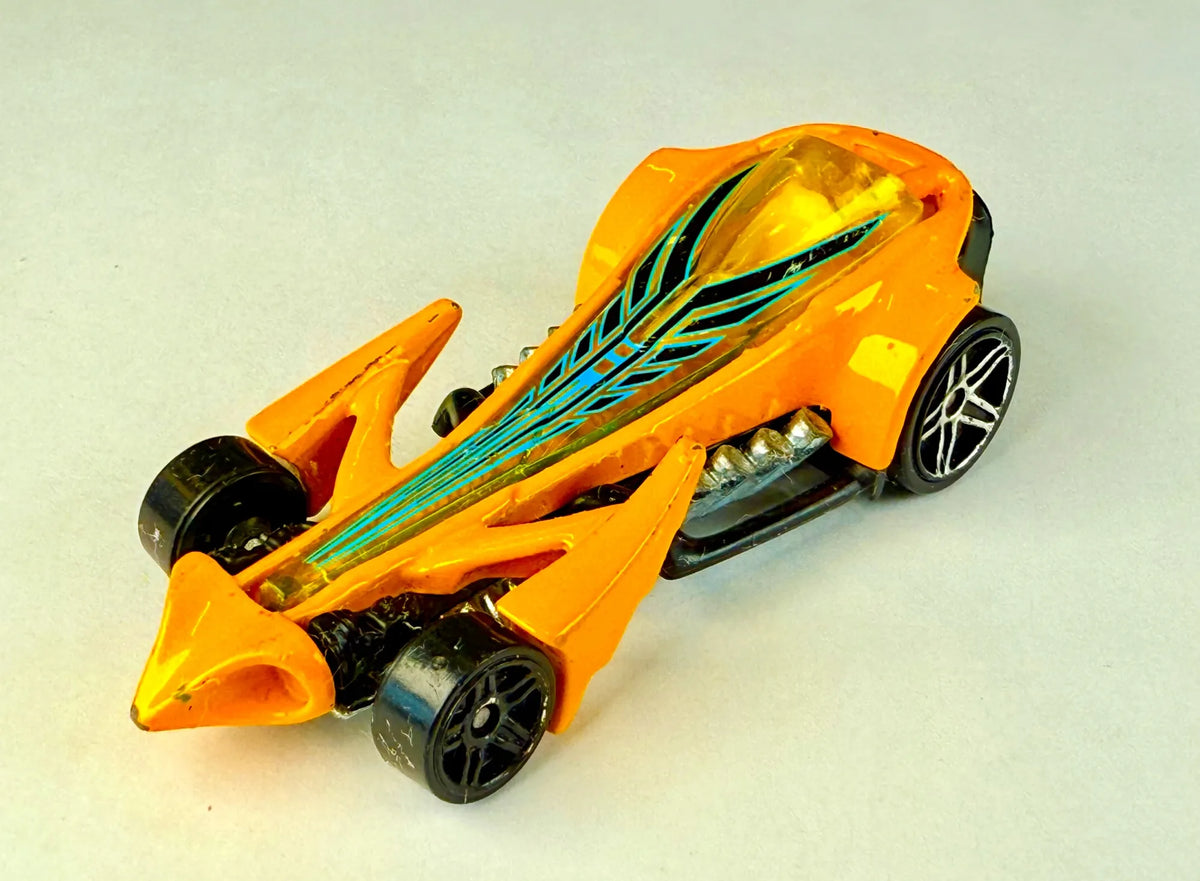 FUTURYSTYCZNY WYŚCIGOWY, Hot Wheels, Die cast 264445, Pomarańczowy, 1:64 – zdjęcie 4