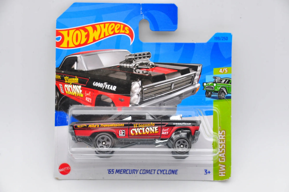 1965 Mercury Comet Cyclone Hot Wheels 2023 Czarny 1:64 – zdjęcie 9