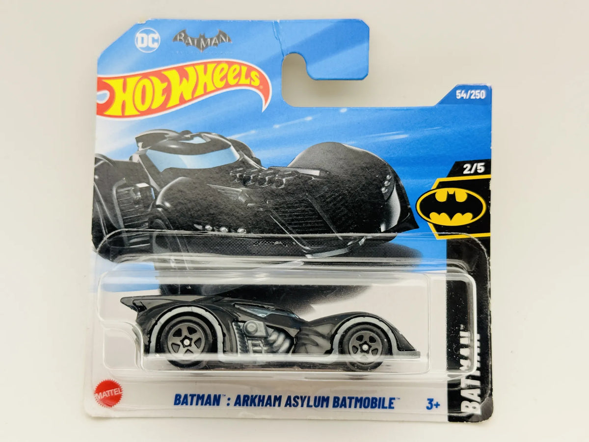 Batman Arkham Asylum Batmobile Hot Wheels 2025 Mainline 1:64 Blister Czarny – zdjęcie 6