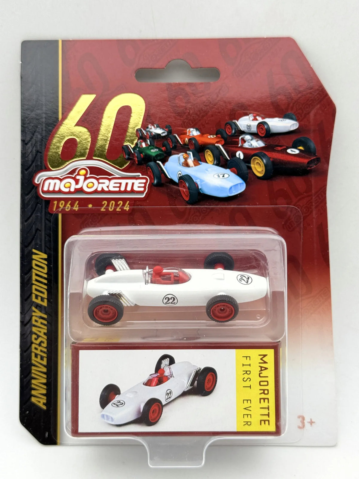First Ever 60 Anniversary Edition Majorette 2024 Biały 1:64 – zdjęcie 9