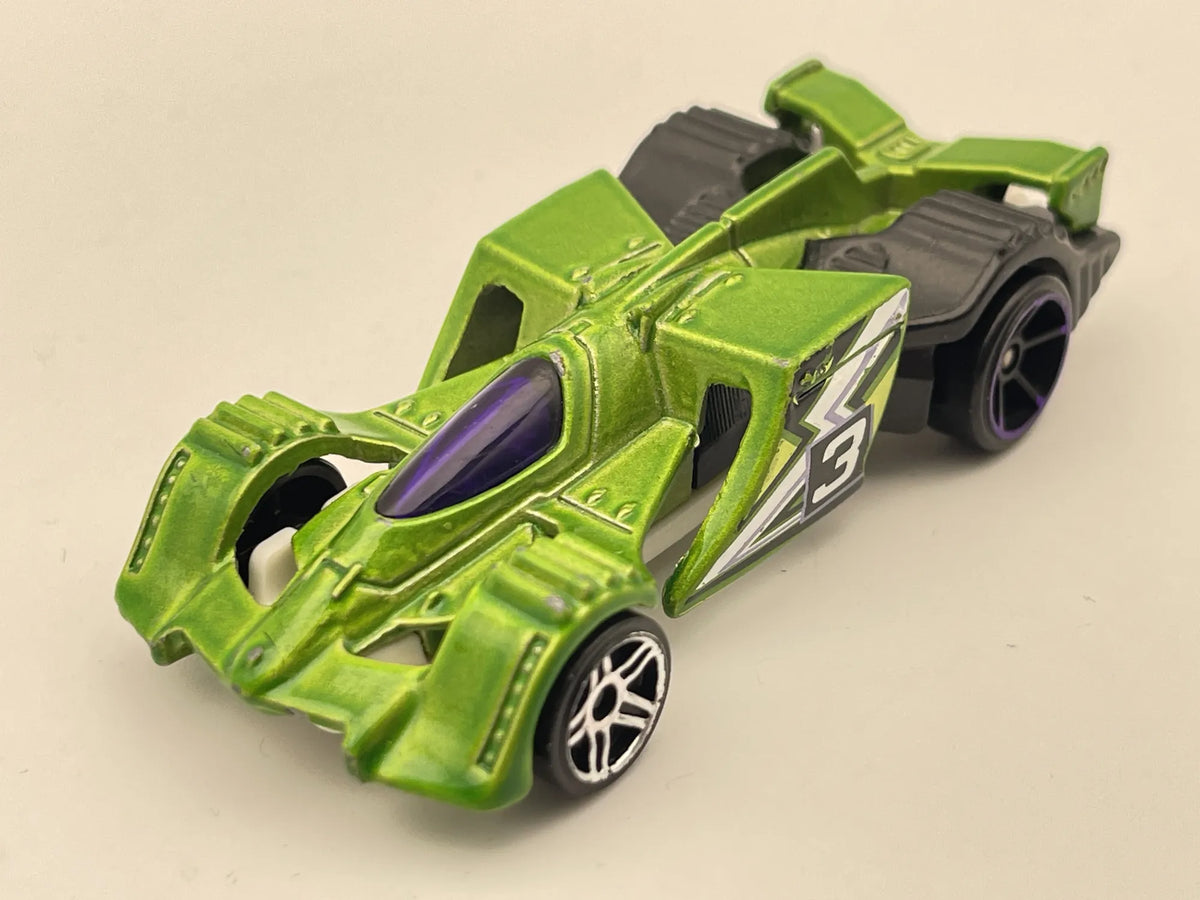EPIC FAST 3, Seria HW Digital Circuit, Hot Wheels 2014, CFH02, Zielony 1:64 – zdjęcie 8
