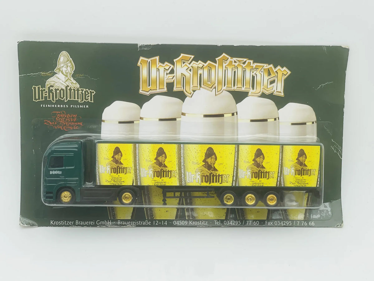 Mercedes-Benz Hümmer 1:87 Ciężarówka Promocyjna Ur-Krostitzer Blister – zdjęcie 7