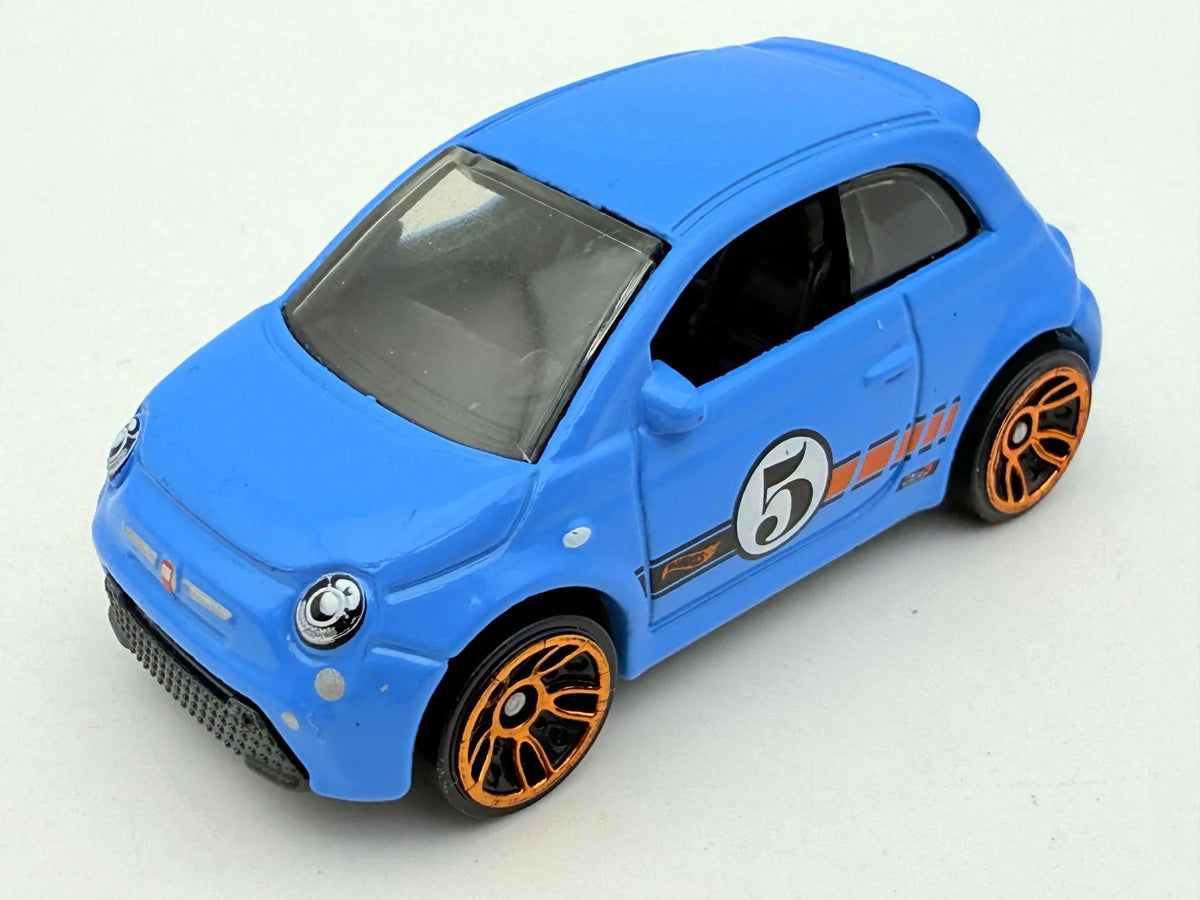 FIAT 500E, Hot Wheels 2018, Die cast FXB29, Niebieski, 1:64, Resoraki – zdjęcie 8
