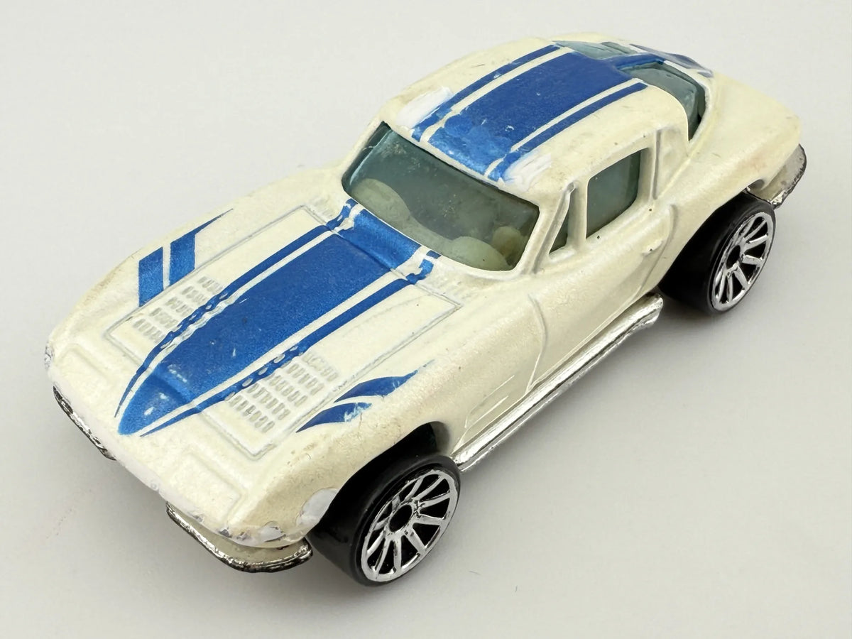 1979 CORVETTE STINGRAY, Hot Wheels, Die cast, Biała, 1:64, Resoraki – zdjęcie 8