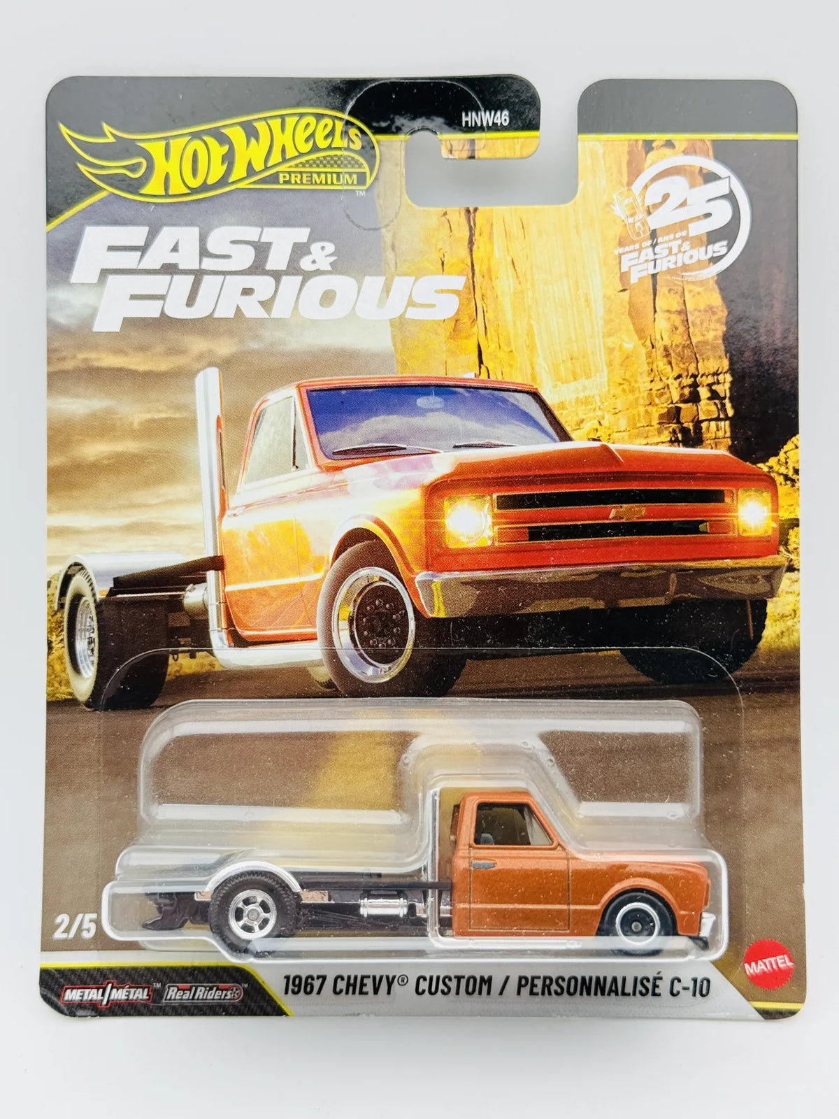 1967 Chevy Custom C-10 Hot Wheels 2026 Fast & Furious 1:64 Pickup Blister – zdjęcie 9