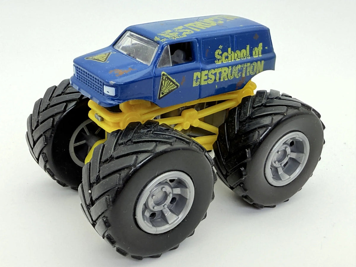 School Of Destruction Hot Wheels Niebieski 1:64 – zdjęcie 9