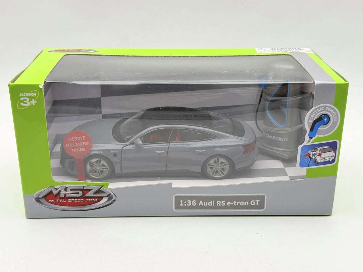 AUDI RS E-TRON GT Electric Vehicles MSZ Szary 1:36 – zdjęcie 7