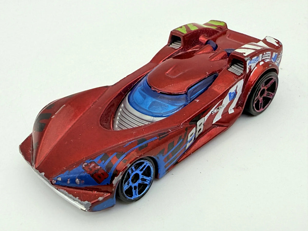 Scoopa Di Fuego Hot Wheels Czerwony 1:64 – zdjęcie 7