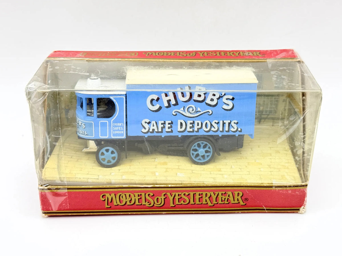 GARRETT 6 TON STEAM WAGON, Matchbox 1990, Niebieski, 1:60, Resoraki – zdjęcie 8