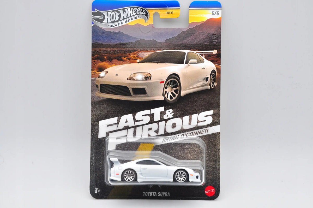 Toyota Supra Hot Wheels Silver fast & Furious Hot Wheels 2024 Biały 1:64 – zdjęcie 9