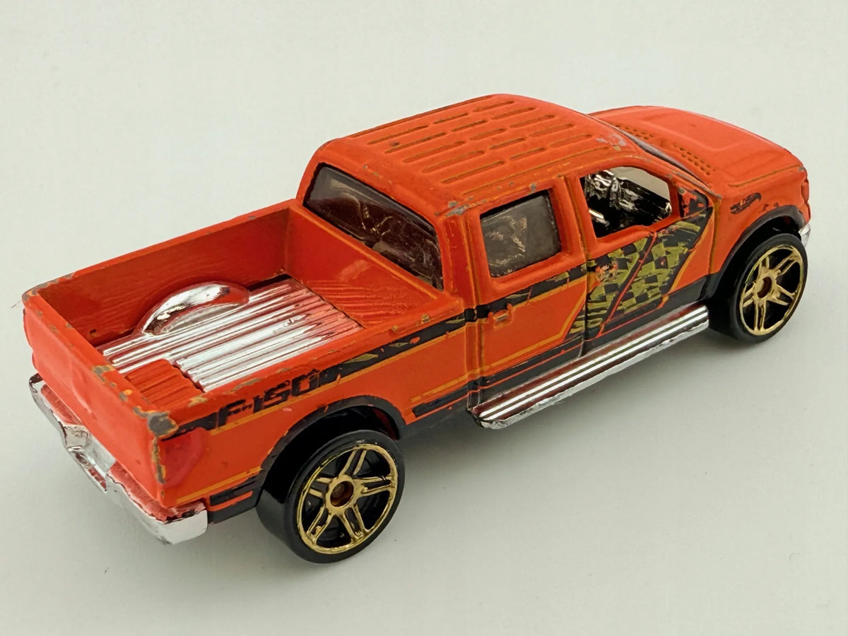2009 Ford F-150 Mainline Hot Wheels 2012 Pomarańczowy 1:64 – zdjęcie 8