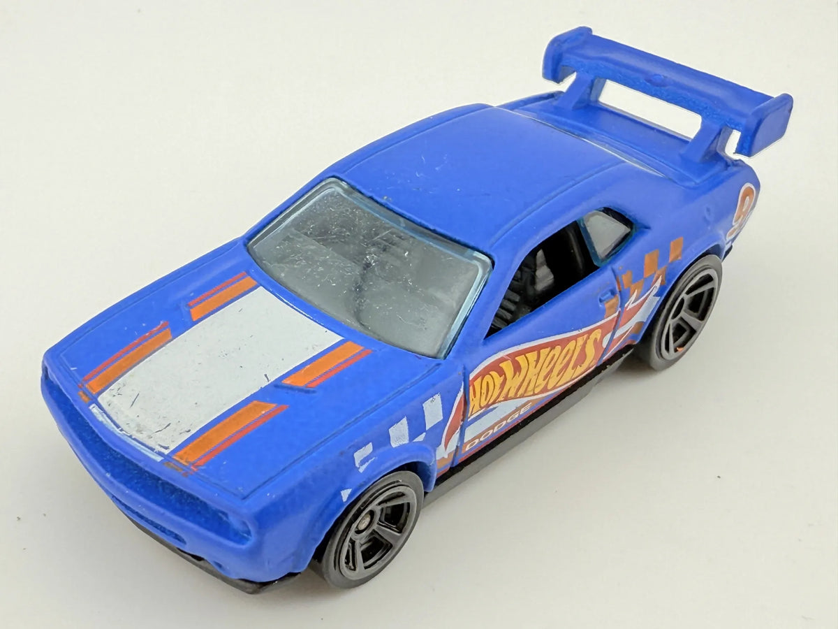 DODGE CHALLENGER DRIFT CAR, Hot Wheels 2010, Die cast 1 NL, Niebieski, 1:64 – zdjęcie 8