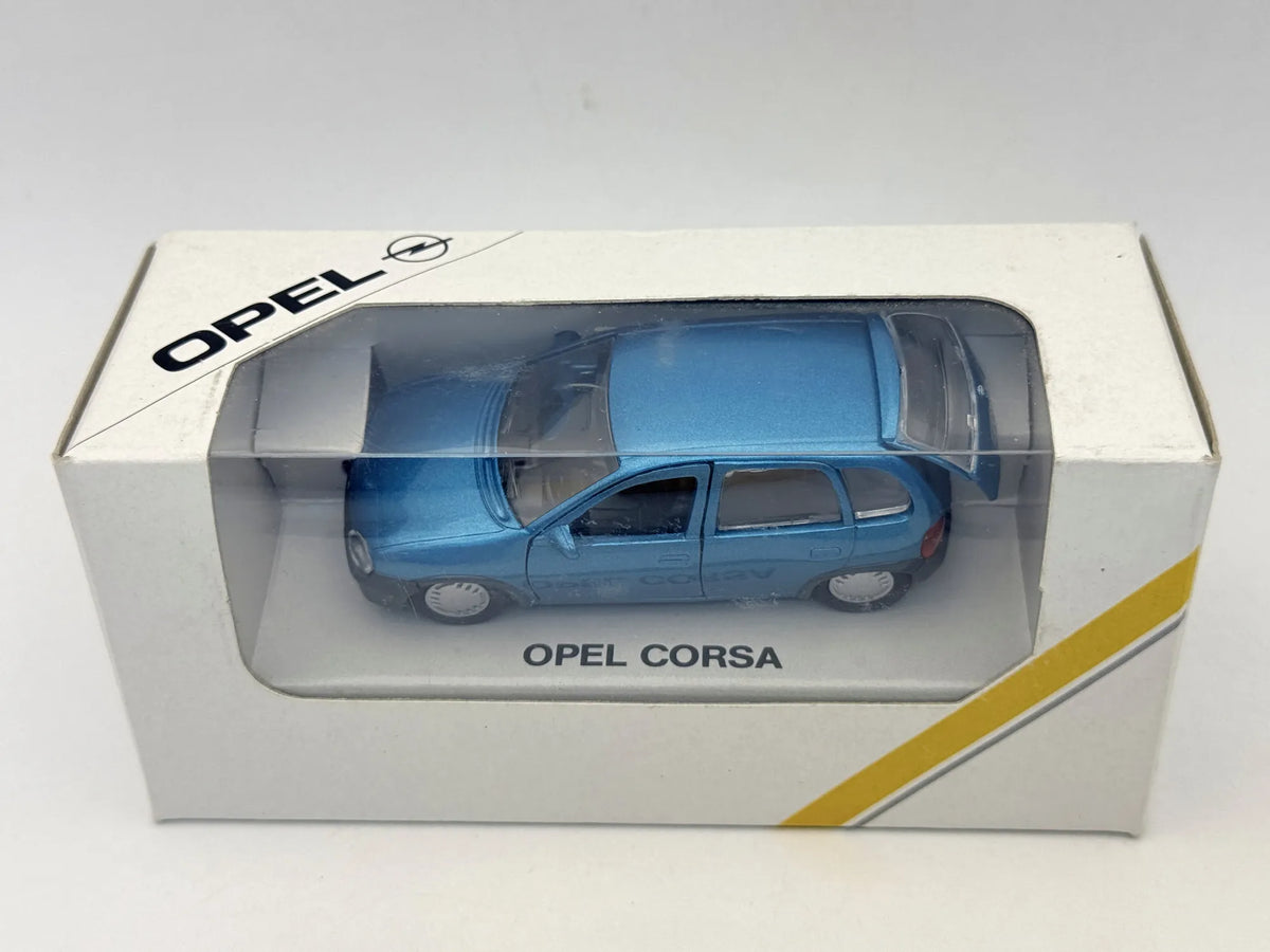 OPEL CORSA GM Niebieski 1:43 Made in Bulgaria – zdjęcie 7
