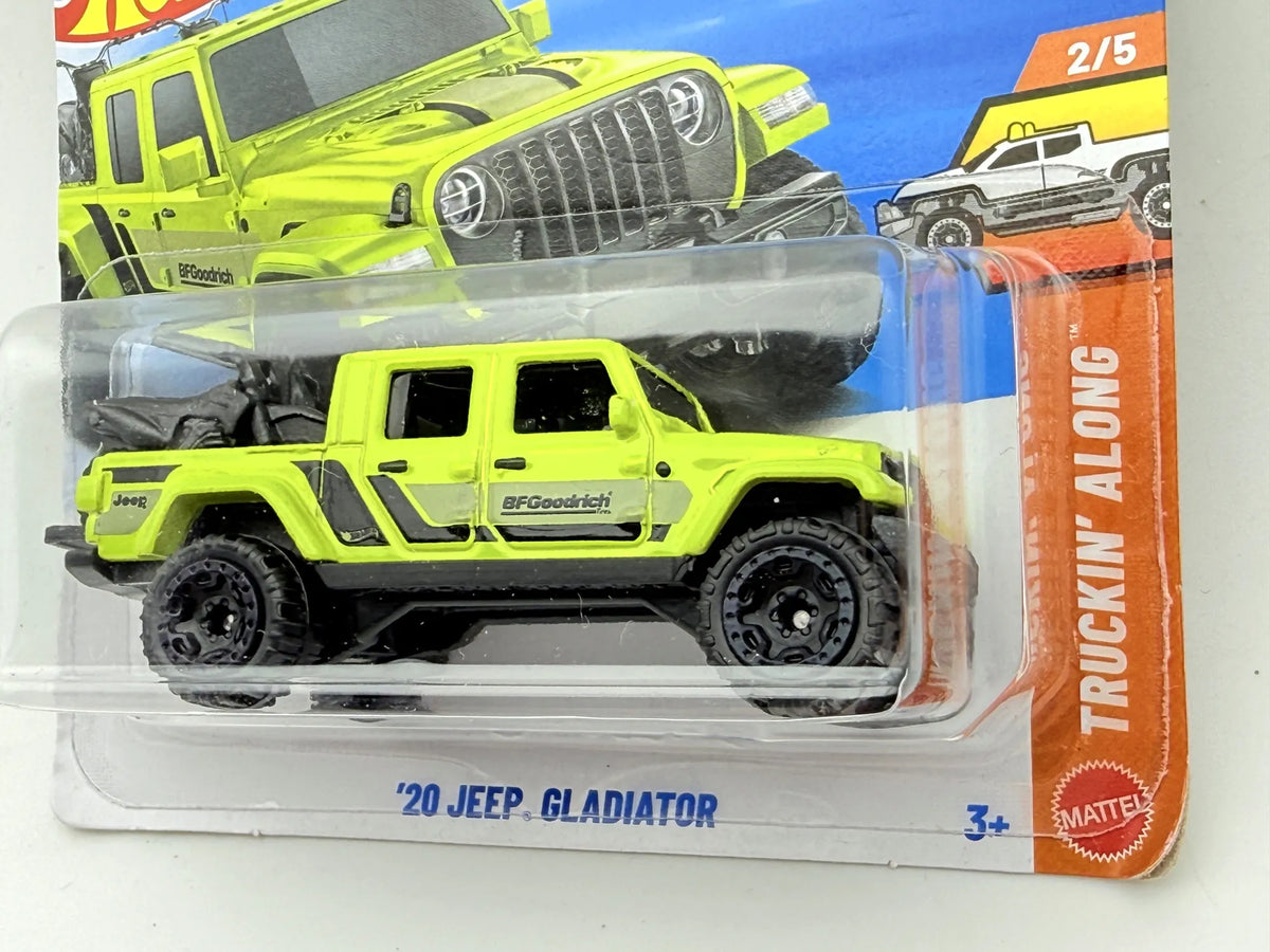 JEEP GLADIATOR, Hot Wheels 2025, Die cast JJH91N521, Zielony, 1:64 – zdjęcie 8