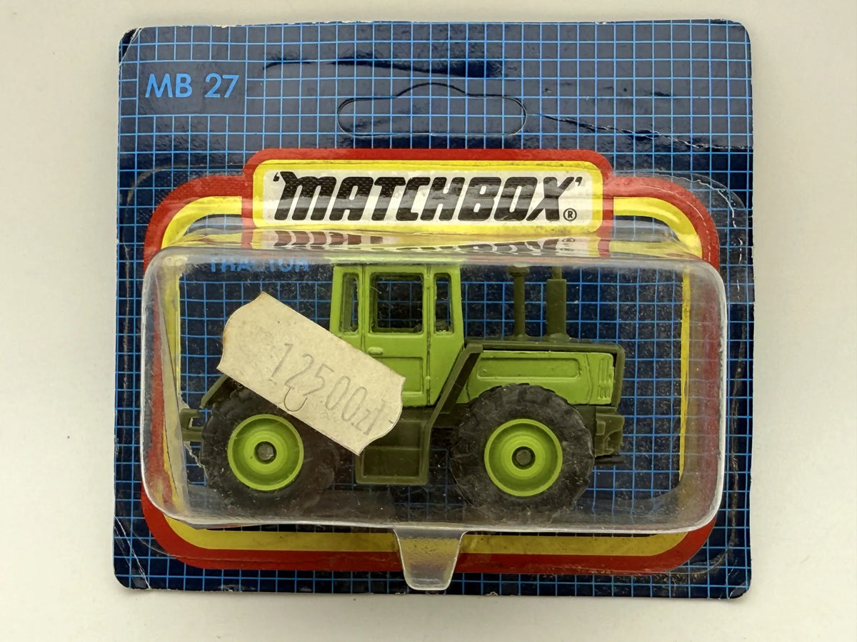 Traktor MERCEDES-BENZ MB-TRAC 1600 TURBO CITY Matchbox 1990 Zielony 1:64 – zdjęcie 9