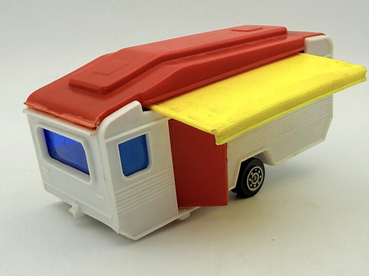 KEMPING, WOHNWAGEN (CARAVAN) Z WYSUWANĄ MARKIZĄ, 1975–82, Biały, 1:55 – zdjęcie 8