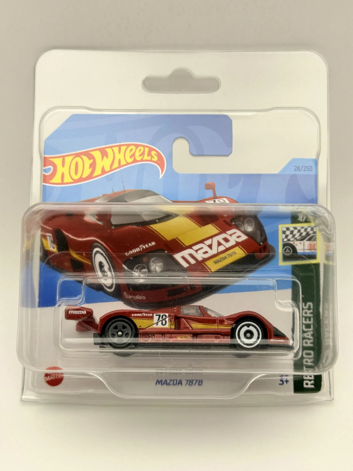 Mazda 787B Retro Racers Hot Wheels 2023 Czerwony 1:64 + Protektor – zdjęcie 10