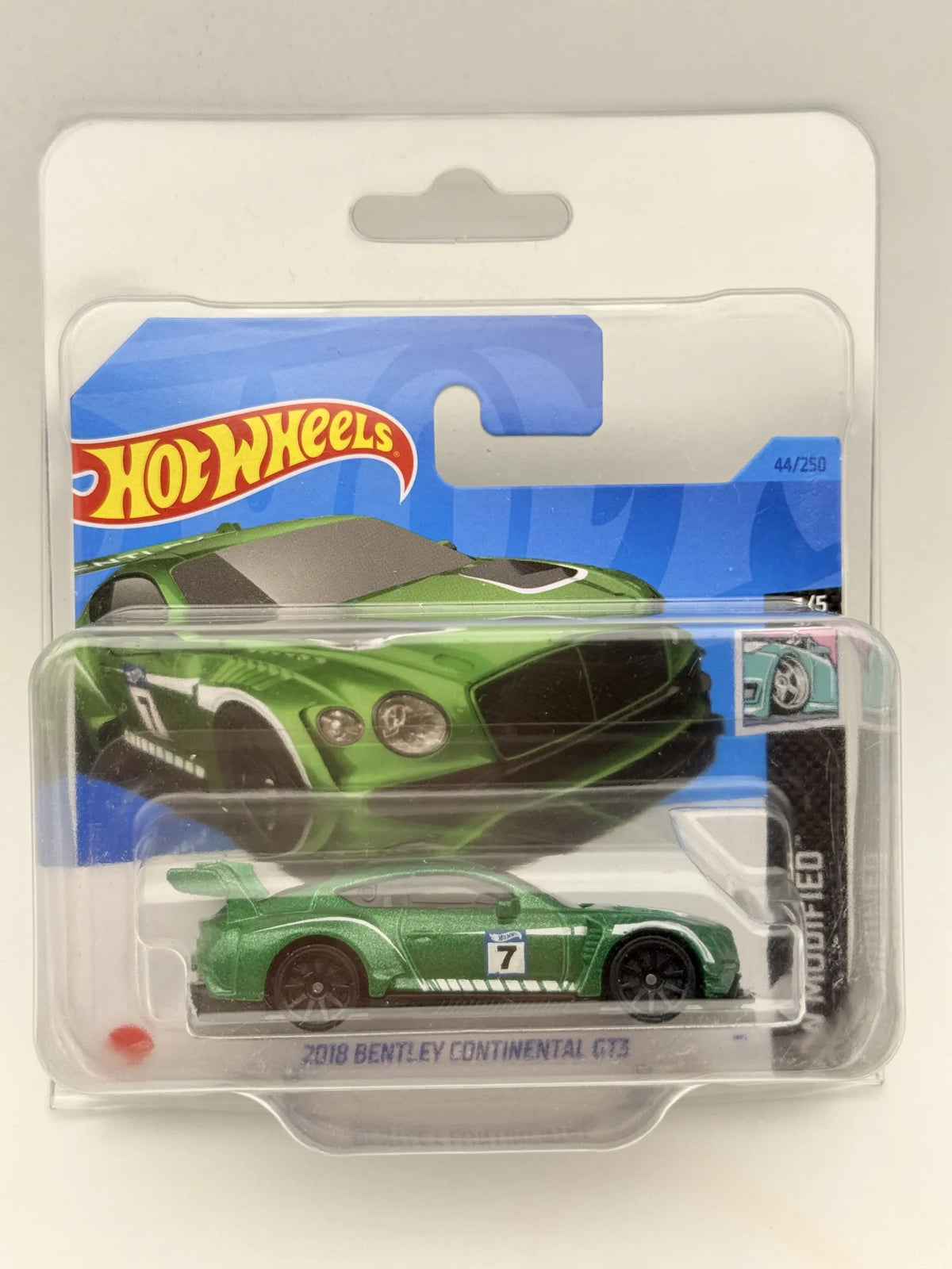 2018 BENTLEY CONTINENTAL GT3 Hot Wheels 2023 Zielony 1:64 Protektor – zdjęcie 9