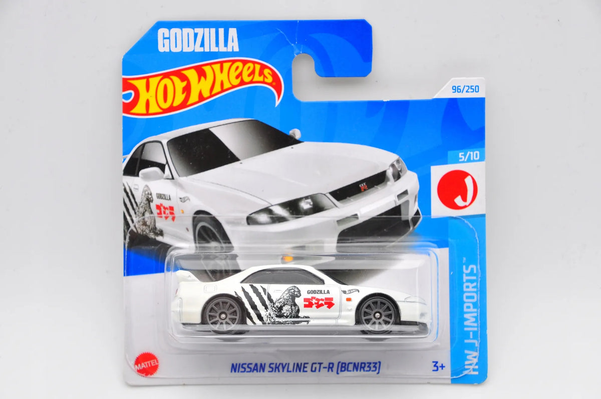 Nissan Skyline Gt-R (Bcnr33) HW J-IMPORTS Hot Wheels 2024 Biały 1:64 – zdjęcie 10
