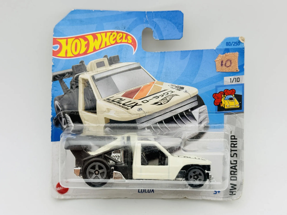 Lolux Hot Wheels 2023 Hw Drag Strip 1:64 Pickup Blister Kremowy – zdjęcie 4