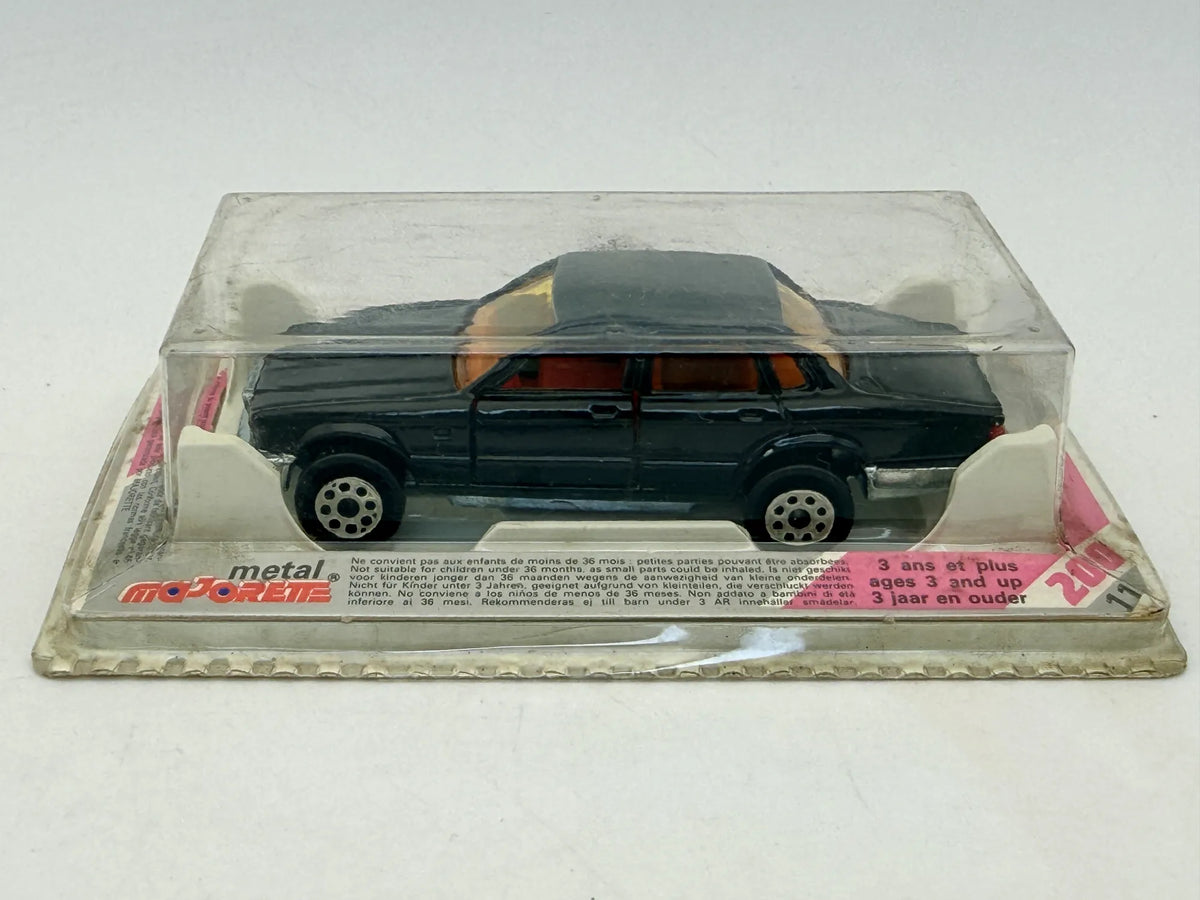 JAGUAR XJ6 Majorette '90 Czarny 1:64 Made in France – zdjęcie 7