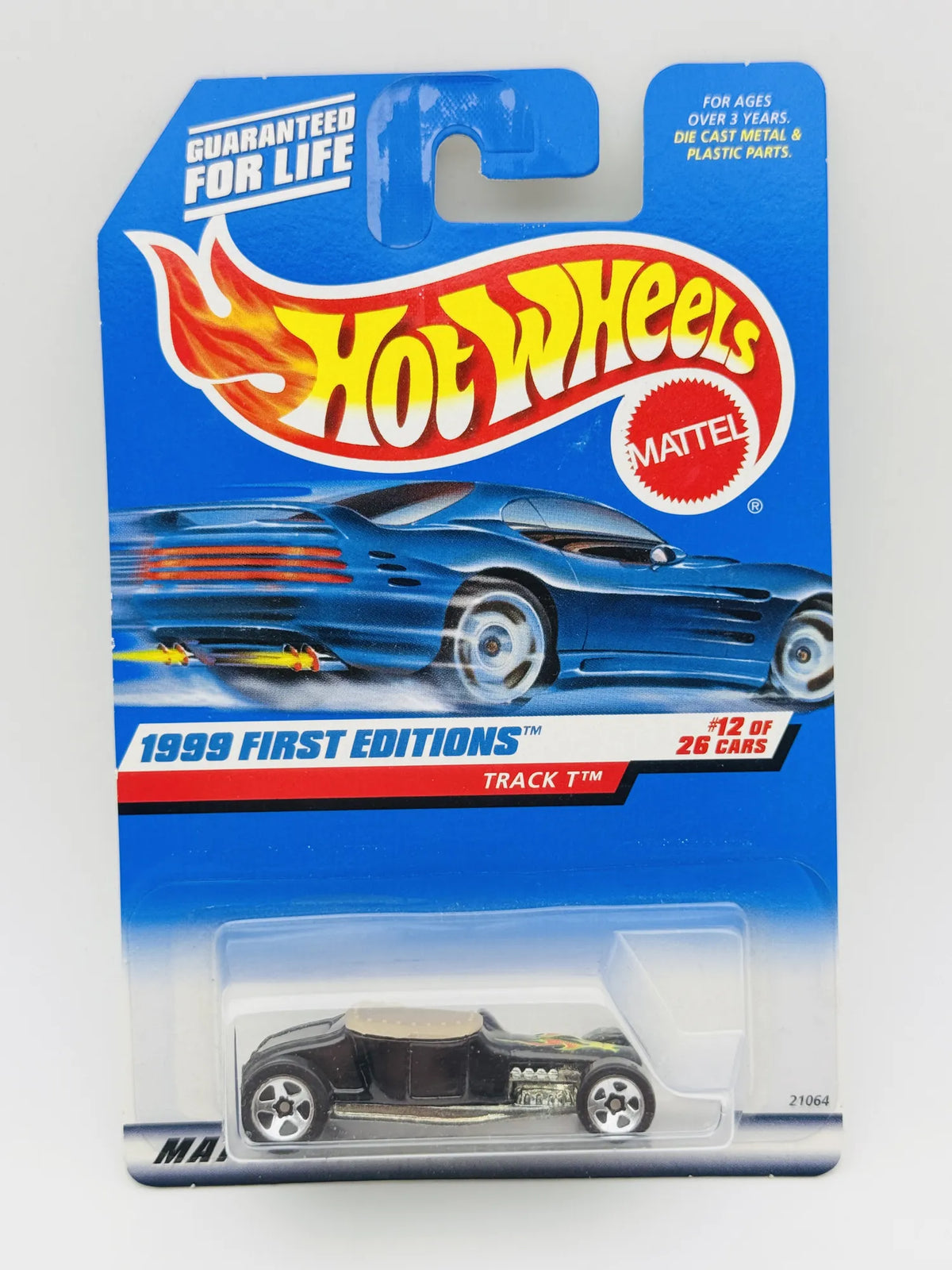 Track T Hot Wheels 1999 First Editions 1:64 Blister Czarny – zdjęcie 8