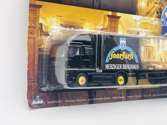 MAN TRUCK Hümmer 1:87 Czarny Blister Promocyjny Saarfürst Merziger Brauhaus – zdjęcie 2