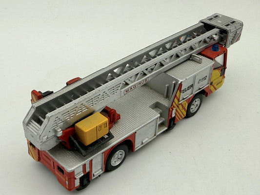 DREHLEITER DLK 23-12, STRAŻ POŻARNA, AmerCom, Die cast, Czerwony, 1:64 – zdjęcie 2