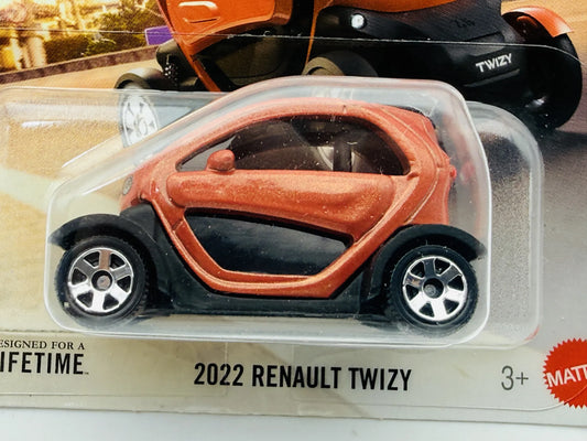 Renault Twizy Matchbox 2024 Superfast 1:64 Blister Pomarańczowy – zdjęcie 2
