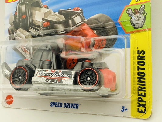 Speed Driver Hot Wheels 2025 Experimotors 1:64 Blister Czarny – zdjęcie 2