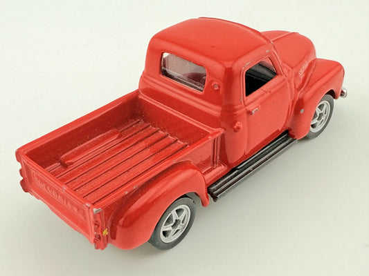1953 CHEVROLET 3100 PICK UP, Welly, Die cast NO52050 Czerwony 1:64 Resoraki – zdjęcie 2