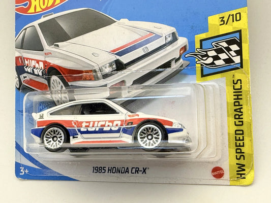 1987 HONDA CRX Speed Racer Hot Wheels 2021 Biały 1:64 – zdjęcie 2