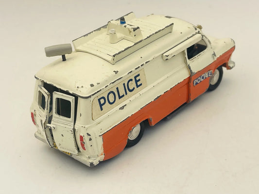 Ford Transit Police Accident Unit Dinky Toys '70 Biały 1:43 Made in England – zdjęcie 2