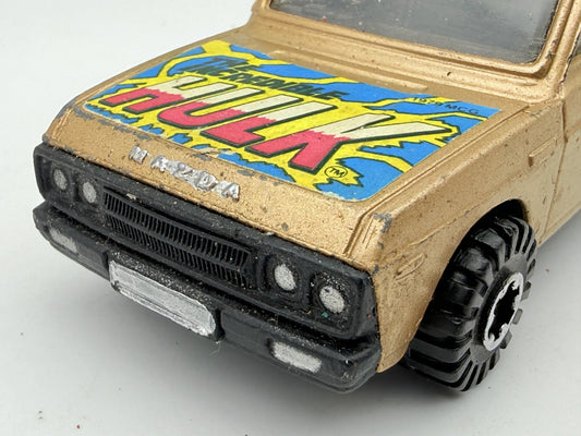 MAZDA B1600 PICK-UP HULK, Corgi 1981, Made in Gt Britain, Złoty, 1:36 – zdjęcie 2